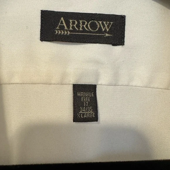 Arrow Men's White Dress Shirt - Picture 2 of 3